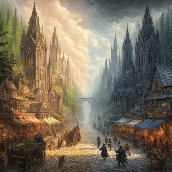 A View into the City from the West